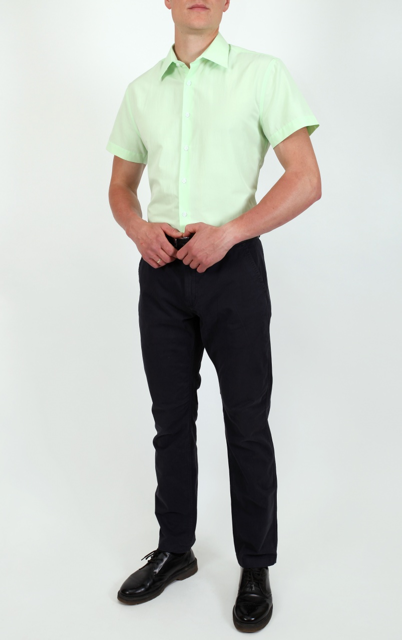 сорочка мужская (6105) зеленый 61НТ