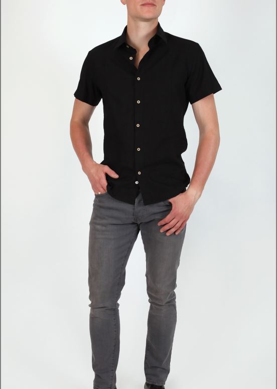 сорочка мужская (5512) черный 55Т
